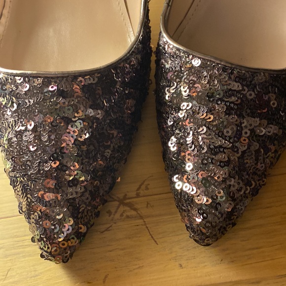 E Live From the Red Carpet silver sequins high heels - Picture 10 of 11